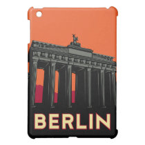 affiche de voyage d'art déco de Berlin rétro coques mini ipad