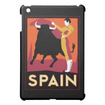 affiche de voyage d'art déco de l'Espagne rétro coques mini ipad