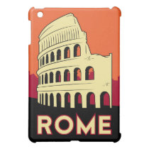 affiche de voyage d'art déco de Rome Italie rétro coques mini ipad
