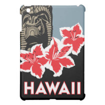 affiche de voyage d'art déco d'Hawaï rétro coques mini ipad