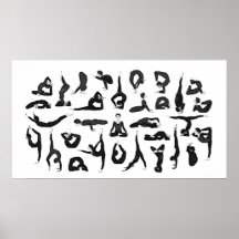 Affiche de yoga
