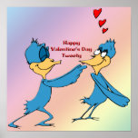 Affiche des inséparables de Valentine