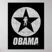 Affiche d'étoile d'Obama
