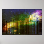 Affiche d'évasion de rêves de nuit
