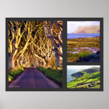 Affiche d'impression d'art d'Antrim
