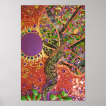 Affiche d'impression de nous voyons l'arbre par Su