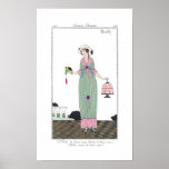 Affiche d'impression de plat de mode de Charles Ma