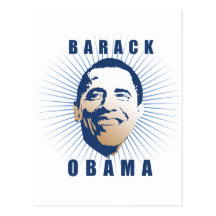 Affiche d'Obama Cartes Postales