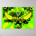 Affiche d'Obama (oui nous pouvons, encore ! !)