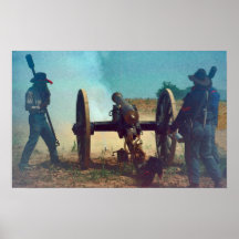Affiche du feu de canon