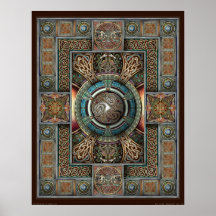 Affiche du mandala II de Triskelion (22x28")