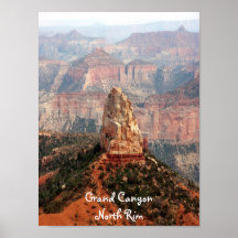 Affiche du nord de jante de canyon grand