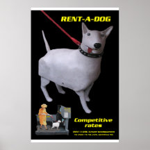 affiche du rentadog des hunkin de Tim