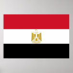 Affiche égyptienne de drapeau