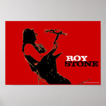 AFFICHE EN PIERRE DE ROY