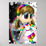 Affiche féerique #1 d'arc-en-ciel