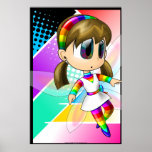 Affiche féerique #2 d'arc-en-ciel