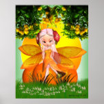 Affiche féerique d'agrume par des conceptions de m