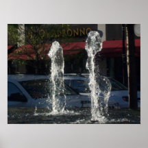 Affiche : Fontaine d'eau, White Plains, NY