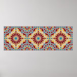 Affiche géométrique islamique de motif