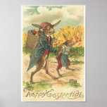 Affiche heureuse d'Eastertide