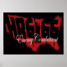 Affiche HR-6166 combattante ennemie
