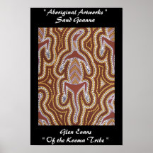 Affiche indigène, copie du SABLE GOANNA