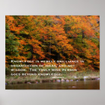 Affiche inspirée de citation de rivière de feuilla