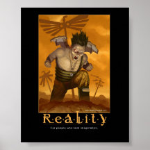 Affiche inspirée de réalité