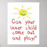 Affiche intérieure d'enfant