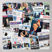 Affiche internationale de journal d'inauguration d