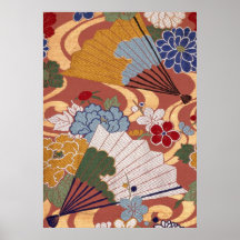 Affiche japonaise traditionnelle de conception de 