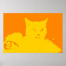 Affiche jaune de Kitty