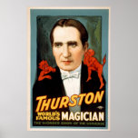 Affiche magique de publicité de Howard Thurston