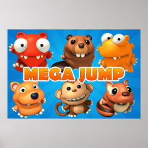Affiche méga de saut