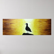 Affiche - mouette