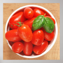 Affiche mûre rouge de tomates