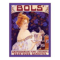 Affiche néerlandaise vintage de la publicité de bo posters