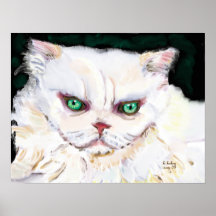 Affiche persane en pastel