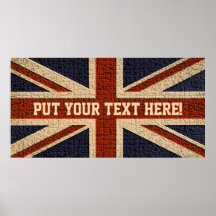 Affiche personnalisée d'Union Jack