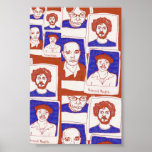 Affiche polaroïd de personnes
