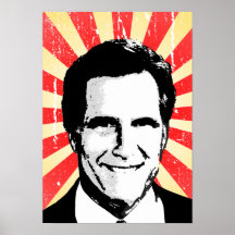 AFFICHE POLITIQUE de PROPAGANDE, Mitt Romney 2