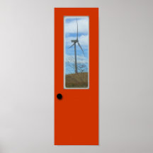 Affiche - porte de bureau