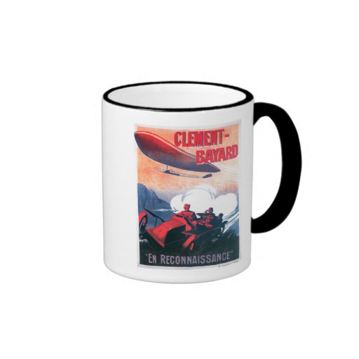Affiche promotionnelle de dirigeable d'Adjudant Vi Mugs