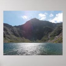 Affiche renversante de photo de Snowdon de bâti