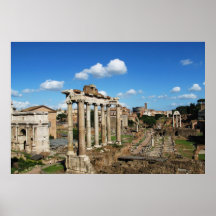 Affiche romaine de forum