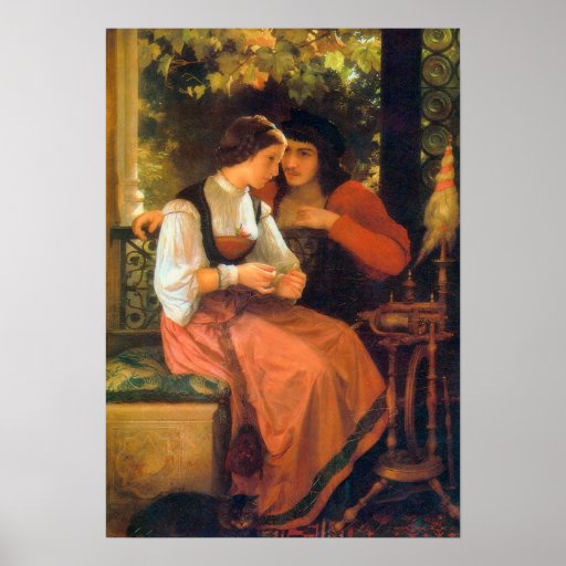 Affiche romantique de proposition