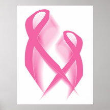 Affiche rose de rubans