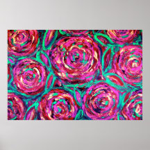 AFFICHE ROSE d'héritage de CHOU