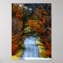 Affiche - ruelle de pays